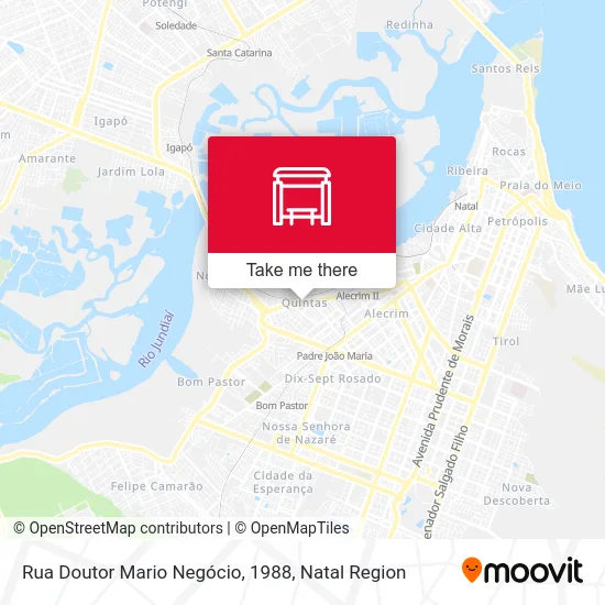 Rua Doutor Mario Negócio, 1988 map