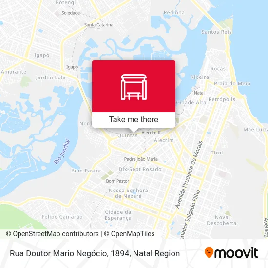 Rua Doutor Mario Negócio, 1894 map