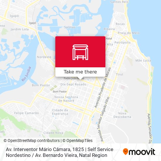 Av. Interventor Mário Câmara, 1825 | Self Service Nordestino / Av. Bernardo Vieira map