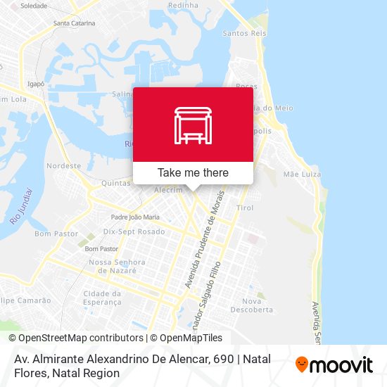 Mapa Av. Almirante Alexandrino De Alencar, 690 | Natal Flores