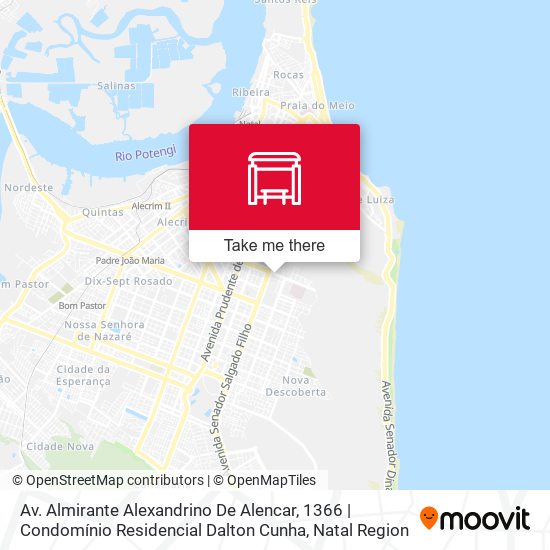 Mapa Av. Almirante Alexandrino De Alencar, 1366 | Condomínio Residencial Dalton Cunha