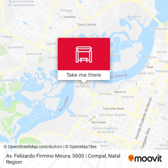 Av. Felizardo Firmino Moura, 3600 | Compal map