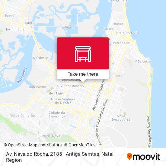 Mapa Av. Nevaldo Rocha, 2185 | Antiga Semtas