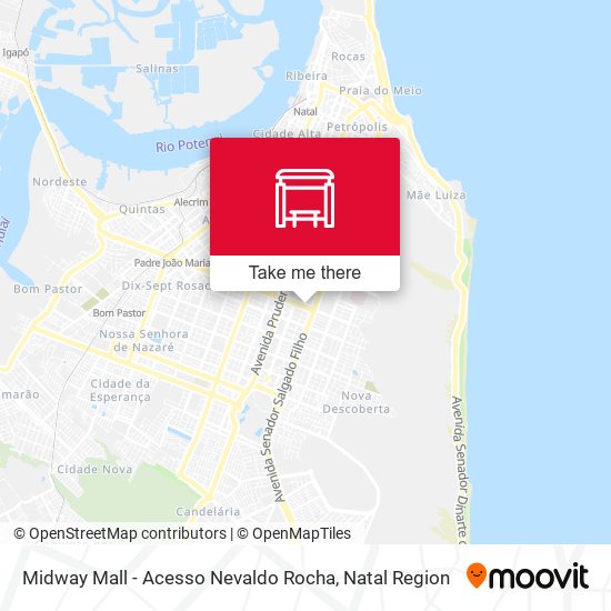 Mapa Midway Mall - Acesso Nevaldo Rocha