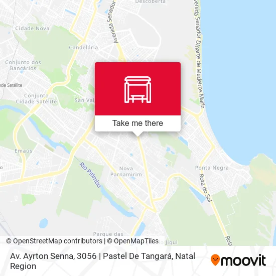 Av. Ayrton Senna, 3056 | Pastel De Tangará map