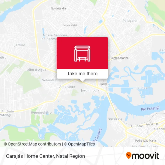 Carajás Home Center map