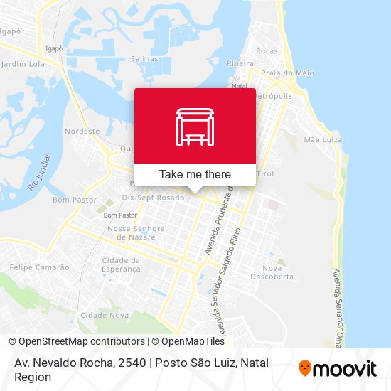 Mapa Av. Nevaldo Rocha, 2540 | Posto São Luiz