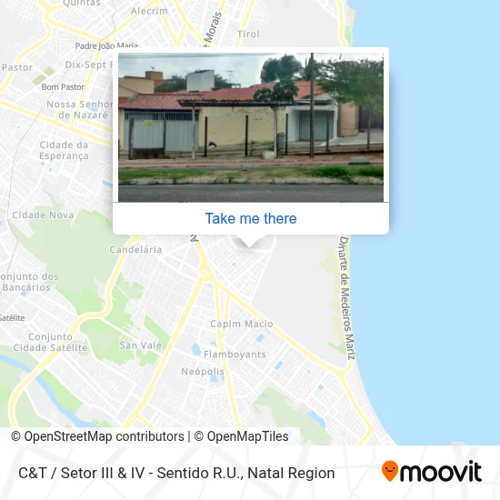 C&T / Setor III & IV - Sentido R.U. map