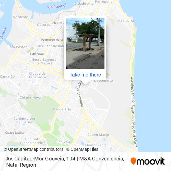 Av. Capitão-Mor Gouveia, 104 | M&A Conveniência map