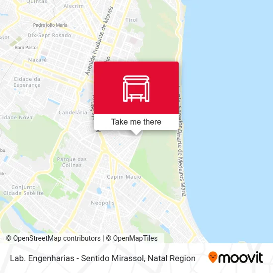 Lab. Engenharias - Sentido Mirassol map