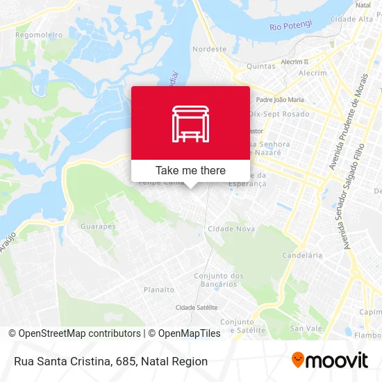 Rua Santa Cristina, 685 map