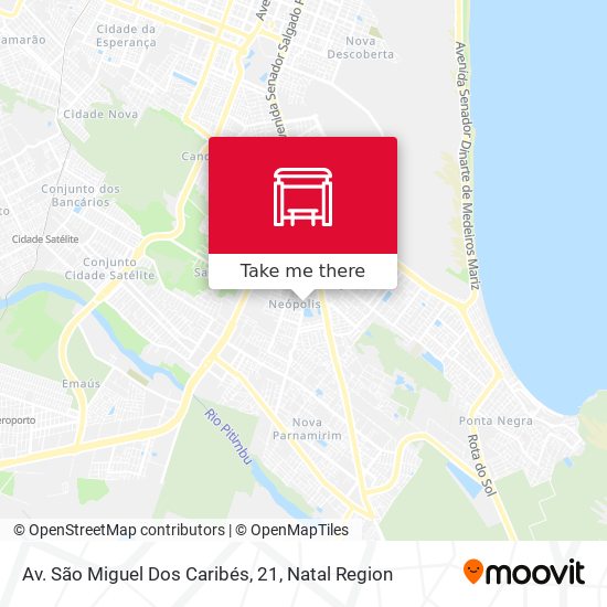 Av. São Miguel Dos Caribés, 21 map