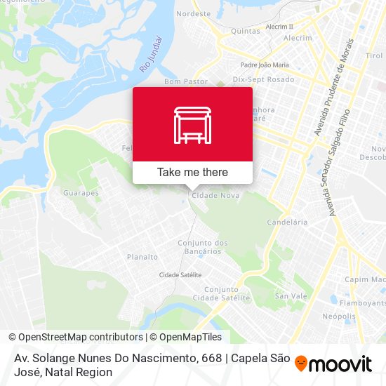 Av. Solange Nunes Do Nascimento, 668 | Capela São José map