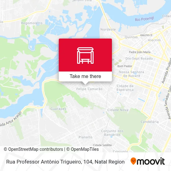 Rua Professor Antônio Trigueiro, 104 map