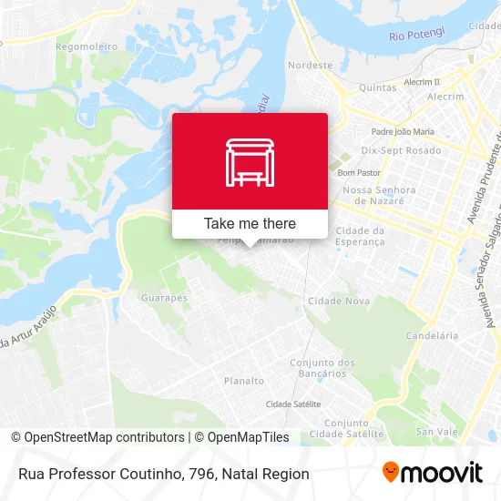 Rua Professor Coutinho, 796 map