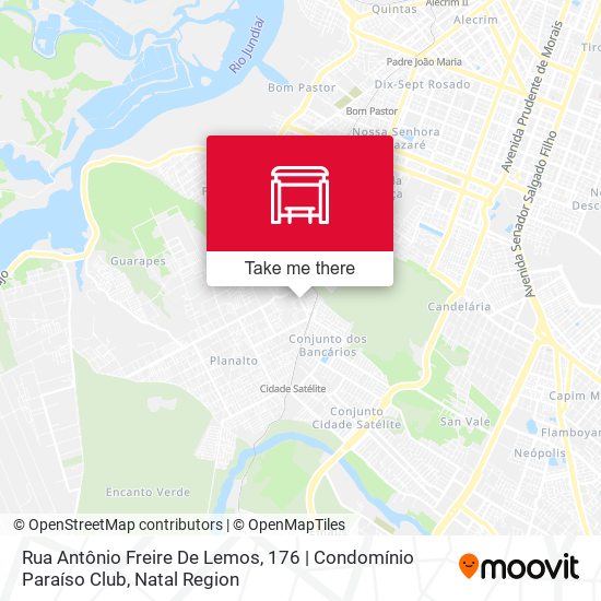 Rua Antônio Freire De Lemos, 176 | Condomínio Paraíso Club map