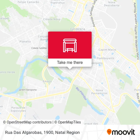 Rua Das Algarobas, 1900 map