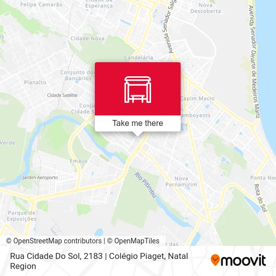 Rua Cidade Do Sol, 2183 | Colégio Piaget map
