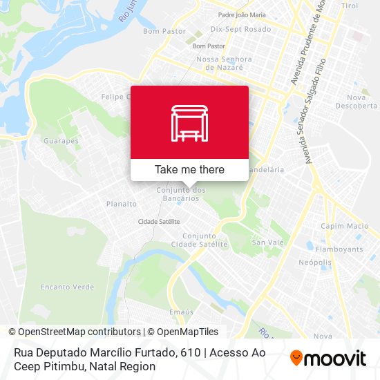 Rua Deputado Marcílio Furtado, 610 | Acesso Ao Ceep Pitimbu map