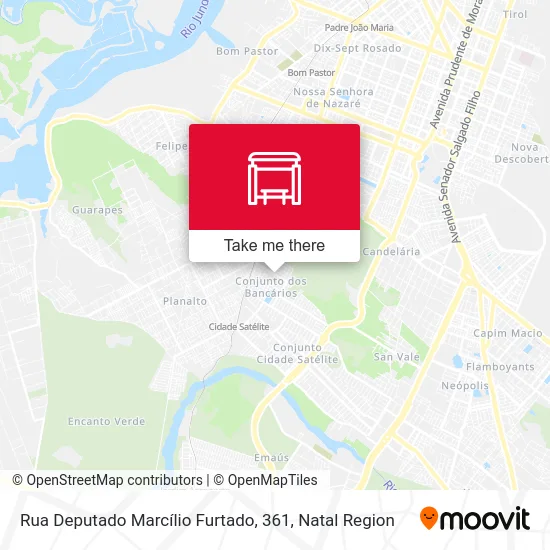 Rua Deputado Marcílio Furtado, 361 map
