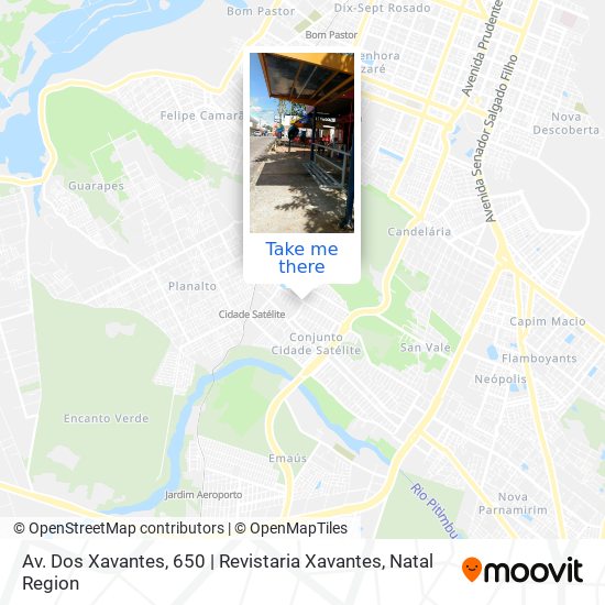 Mapa Av. Dos Xavantes, 650 | Revistaria Xavantes