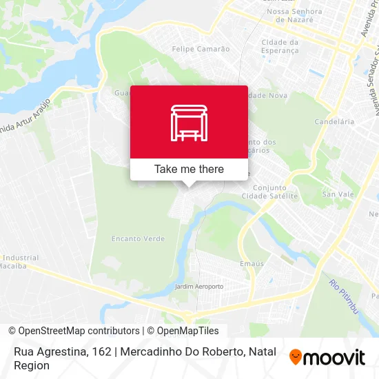 Rua Agrestina, 162 | Mercadinho Do Roberto map