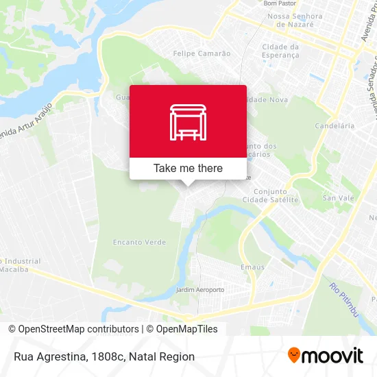 Rua Agrestina, 1808c map
