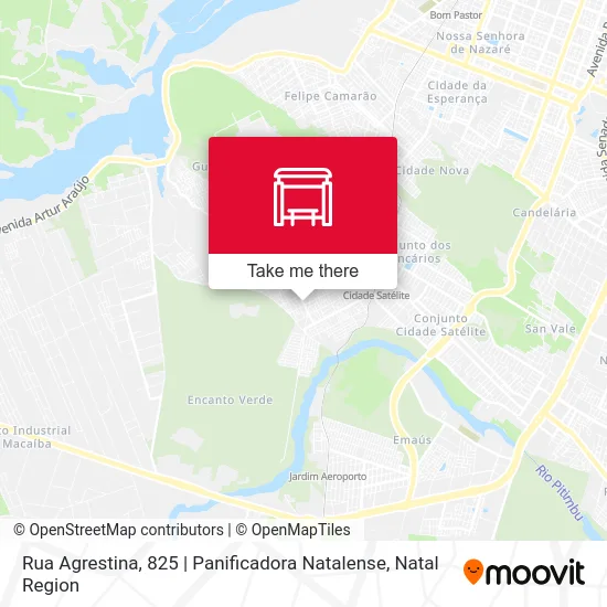 Rua Agrestina, 825 | Panificadora Natalense map