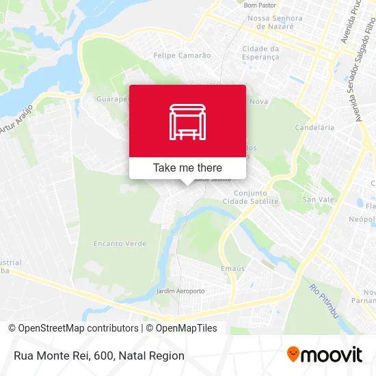 Rua Monte Rei, 600 map