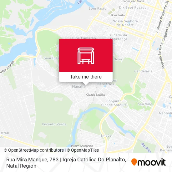 Rua Mira Mangue, 783 | Igreja Católica Do Planalto map