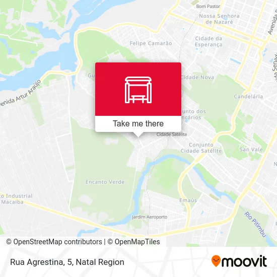 Rua Agrestina, 5 map