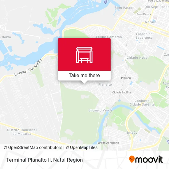 Terminal Planalto II map