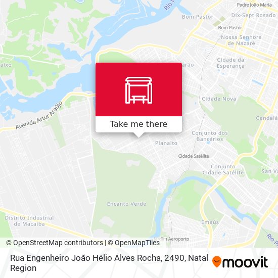 Rua  Engenheiro João Hélio Alves Rocha, 2490 map