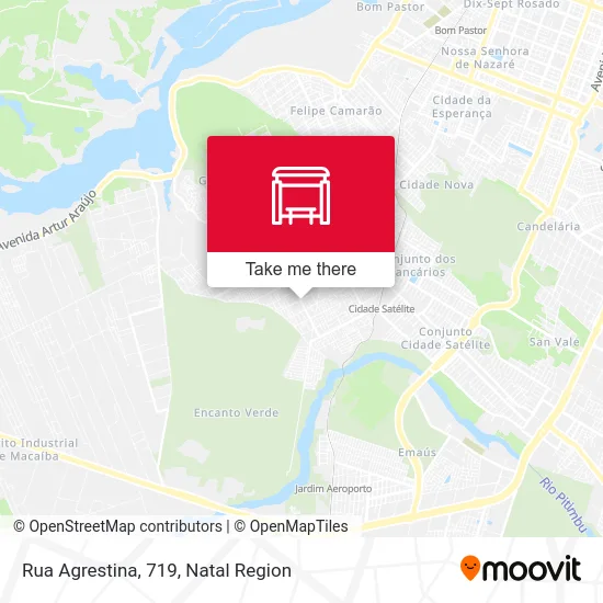 Rua Agrestina, 719 map