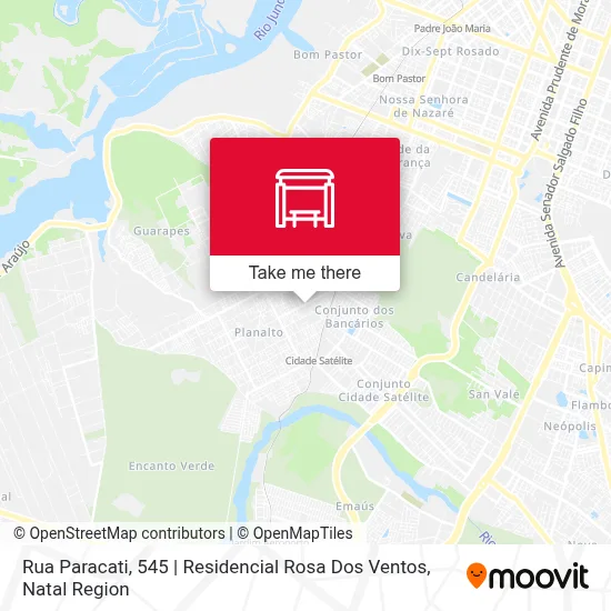 Rua Paracati, 545 | Residencial Rosa Dos Ventos map