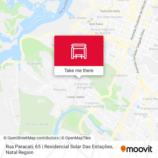 Rua Paracati, 65 | Residencial Solar Das Estações map
