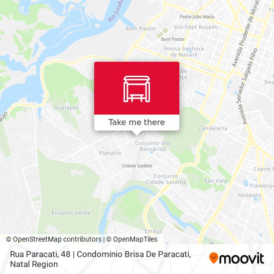 Rua Paracati, 48 | Condomínio Brisa De Paracati map