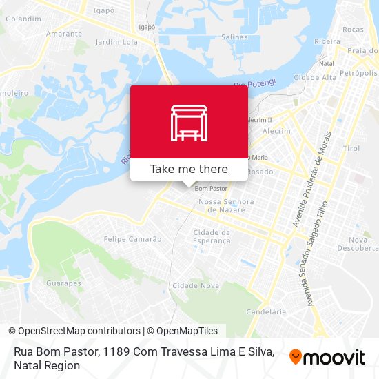 Rua Bom Pastor, 1189 Com Travessa Lima E Silva map