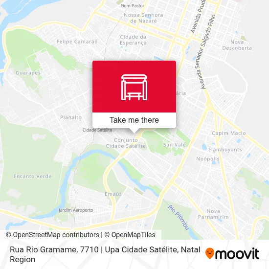 Rua Rio Gramame, 7710 | Upa Cidade Satélite map