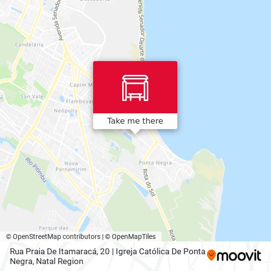 Rua Praia De Itamaracá, 20 | Igreja Católica De Ponta Negra map