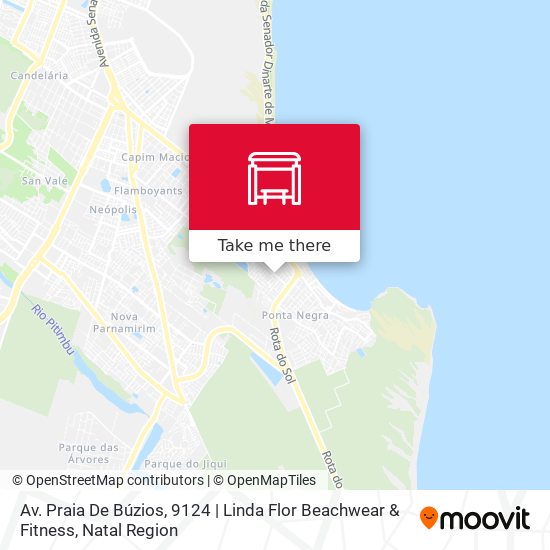 Av. Praia De Búzios, 9124 | Linda Flor Beachwear & Fitness map