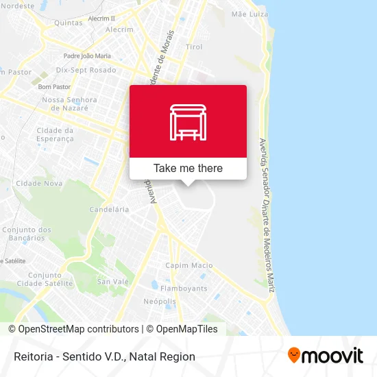 Reitoria - Sentido V.D. map