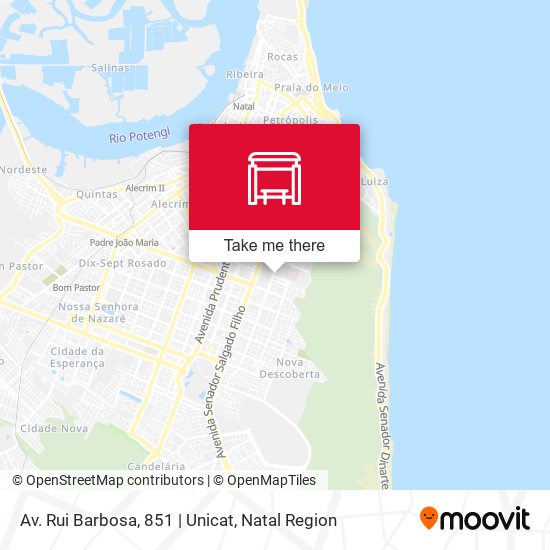 Mapa Av. Rui Barbosa, 851 | Unicat