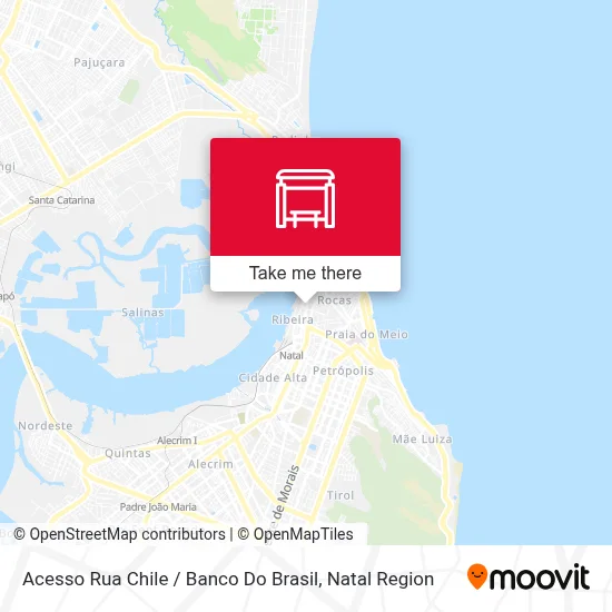 Acesso Rua Chile / Banco Do Brasil map