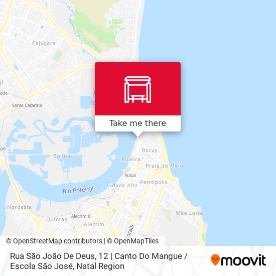 Rua São João De Deus, 12 | Canto Do Mangue / Escola São José map