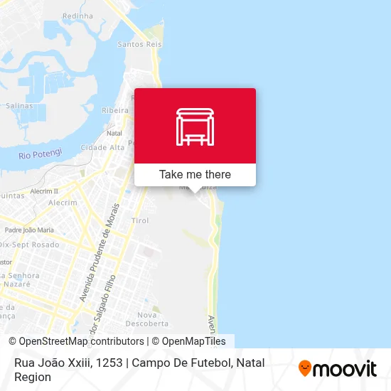 Rua João Xxiii, 1253 | Campo De Futebol map