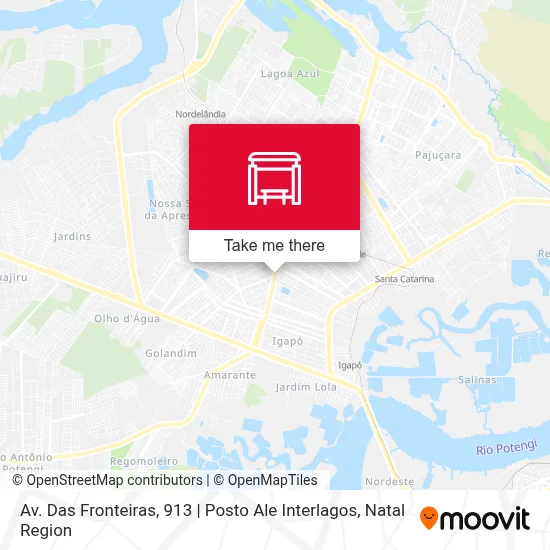 Av. Das Fronteiras, 913 | Posto Ale Interlagos map