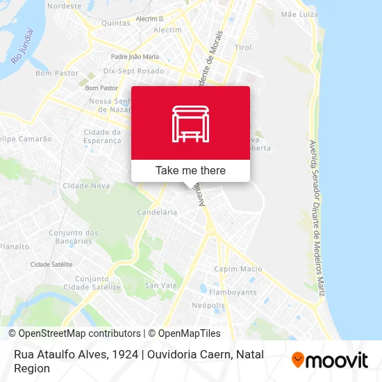 Rua Ataulfo Alves, 1924 | Ouvidoria Caern map