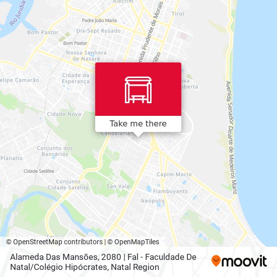 Alameda Das Mansões, 2080 | Fal - Faculdade De Natal / Colégio Hipócrates map