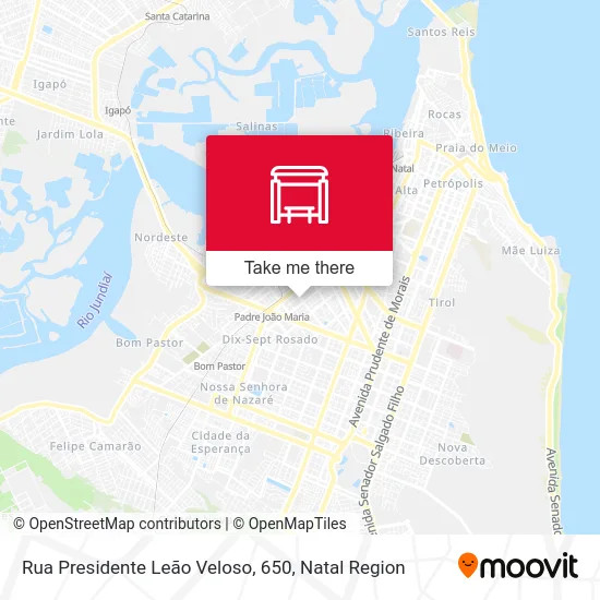 Rua Presidente Leão Veloso, 650 map